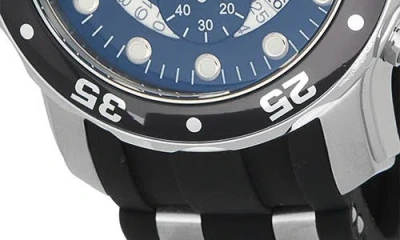 Invicta Pro Diver Quartz Silicone & Stainless Steel Watch, 48mm
