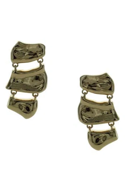 Olivia Welles Isabel Sculpted Drop Earrings