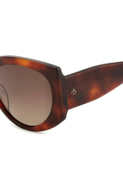 Rag & Bone 58mm Round Sunglasses