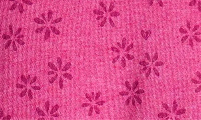 Splendid Kids' Painterly Flutter Sleeve Top & Leggings Set In Pink