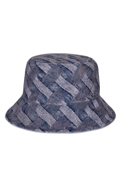 Kurt Geiger London Woven Denim Bucket Hat