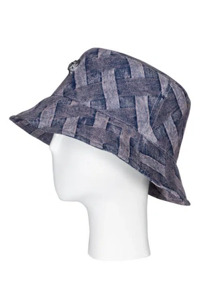 Kurt Geiger London Woven Denim Bucket Hat