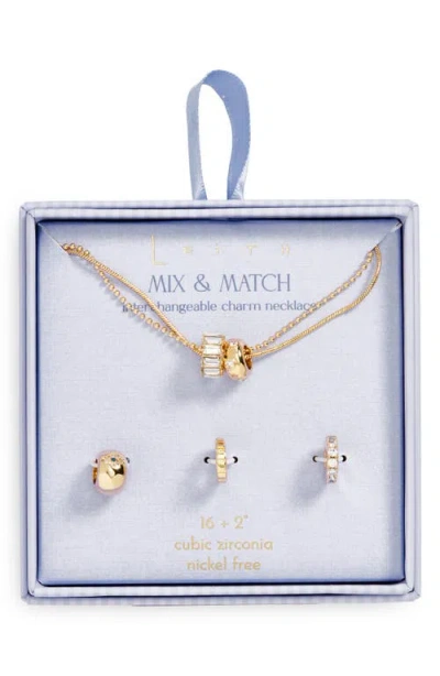 Leith Evil Eye Cubic Zirconia Rondelle Necklace Set