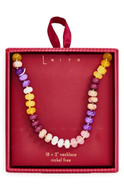 Leith Multicolor Beaded Necklace