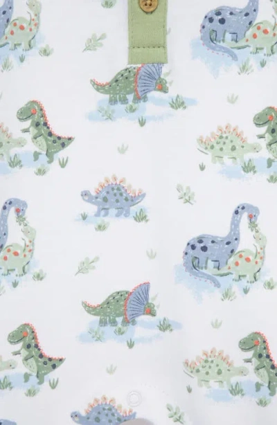 Little Me Dinos 2-pack Assorted Rompers In Gray