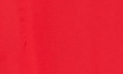 Dkny Sleeveless Satin Button-up Shirt In Red