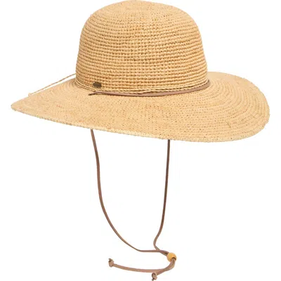 Scala Raffia Crochet Sun Hat