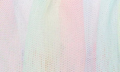 Little Me Rainbow Skirted Bodysuit & Headband Set In White
