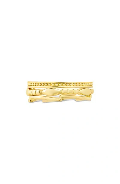 Sterling Forever Jasmine Layered Band Ring