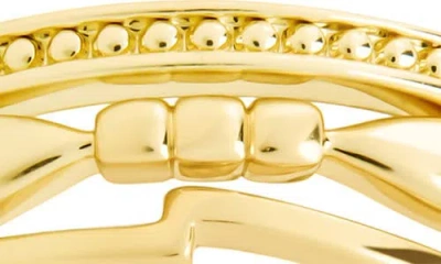 Sterling Forever Jasmine Layered Band Ring