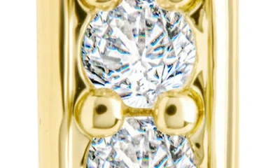 Sterling Forever Dylan Cubic Zirconia Micro Hoop Earrings