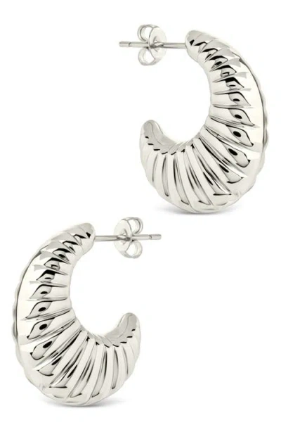 Sterling Forever Bryce Croissant Drop Earrings