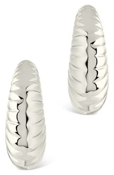 Sterling Forever Bryce Croissant Drop Earrings
