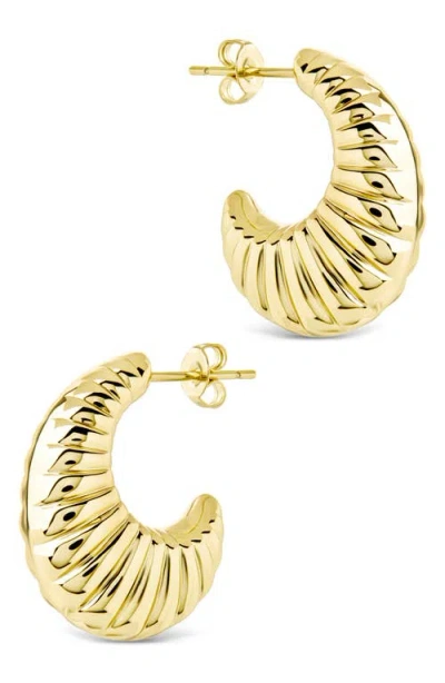 Sterling Forever Bryce Croissant Drop Earrings