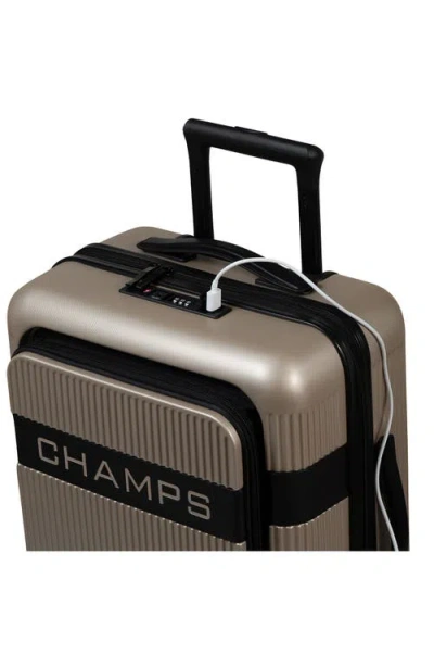 Champs Onyx Ii 3-piece Hardside Luggage Set