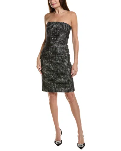Michael Kors Wool, Alpaca, & Mohair-blend Sheath Dress In Black