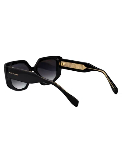 Marc Jacobs Havana Acetate Sunglasses In Brown