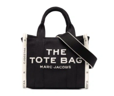 Marc Jacobs Women Black The Jacquard Small Tote Bag