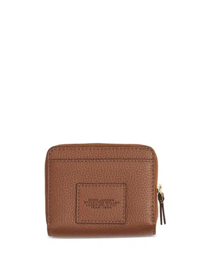 Marc Jacobs The Mini Compact Wallet In Brown