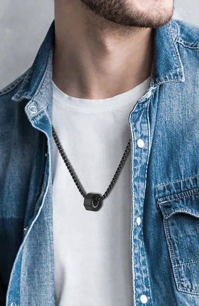Van Heusen Octagon Pendant Necklace