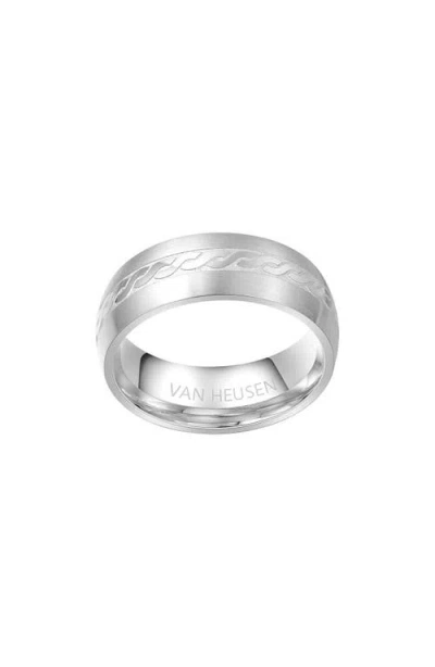 Van Heusen Ribbon Etched Band Ring