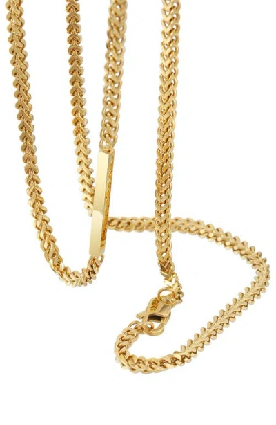 Van Heusen Bar Detail Franco Chain Necklace