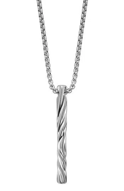 Van Heusen Twisted Tube Pendant Necklace
