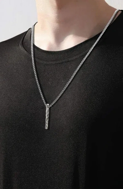 Van Heusen Twisted Tube Pendant Necklace