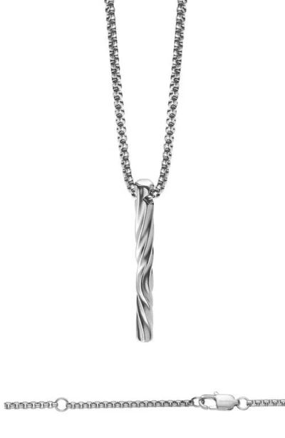 Van Heusen Twisted Tube Pendant Necklace