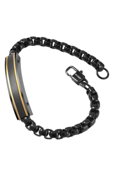 Van Heusen Id Tag Box Chain Bracelet