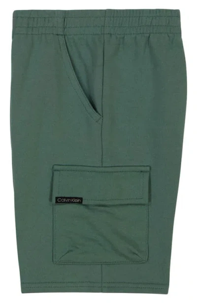 Calvin Klein Stripe T-shirt & Shorts In Green