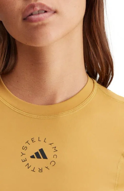Adidas By Stella Mccartney Tst Long Sleeve Yoga Crop Top