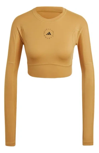 Adidas By Stella Mccartney Tst Long Sleeve Yoga Crop Top