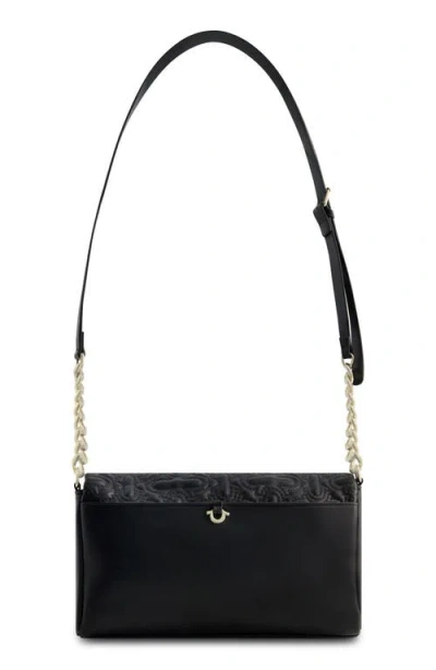 True Religion Quilted Horseshoe Flap Bag