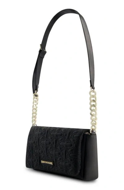 True Religion Quilted Horseshoe Flap Bag