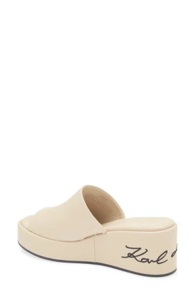 Karl Lagerfeld Paris Catina Platform Wedge Sandal