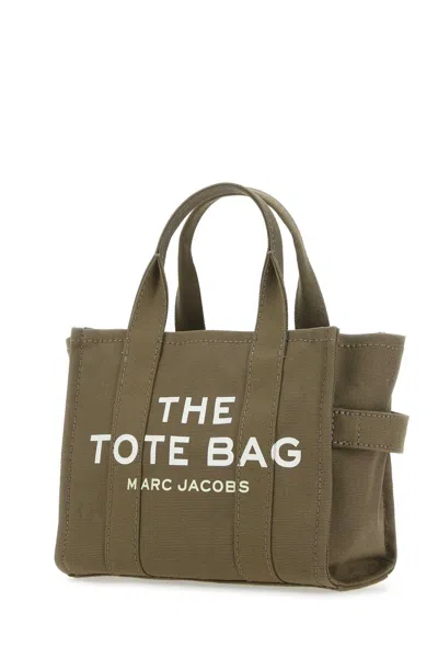 Marc Jacobs Women Mud Canvas Mini The Tote Bag Handbag In Brown