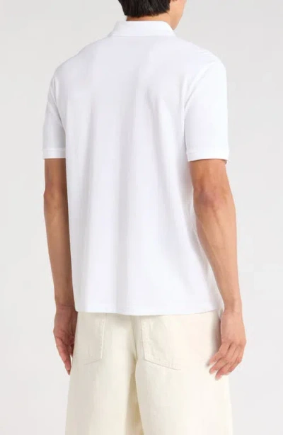 Hugo Boss Hugo Dupolac Regular Fit Cotton Piqué Polo In White