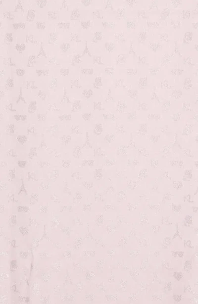 Karl Lagerfeld Paris Metallic Logo Scarf