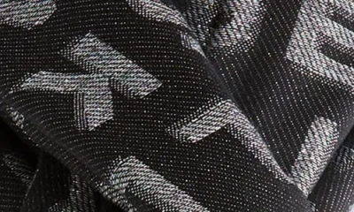Karl Lagerfeld Paris Logo Metallic Wrap Scarf