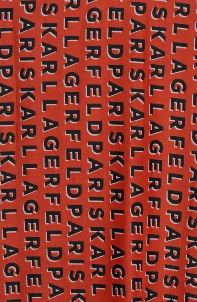 Karl Lagerfeld Paris Logo Wrap Scarf