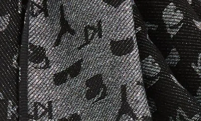 Karl Lagerfeld Paris Metallic Logo Scarf