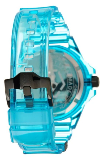 Philipp Plein The $kull Scuba Duba Silicone Strap Watch, 44mm