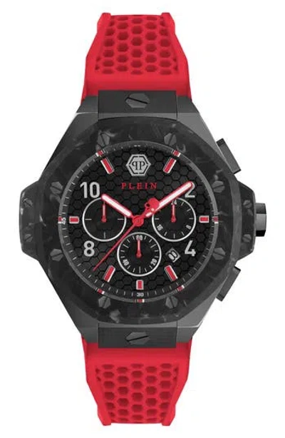 Philipp Plein Plein Chrono Royal Silicone Watch