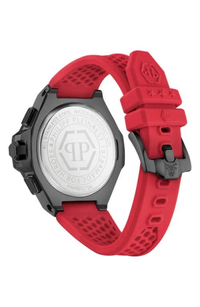 Philipp Plein Plein Chrono Royal Silicone Watch
