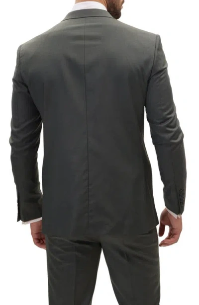 Ron Tomson Super 120s Wool Double Breasted Tuxedo Jacket