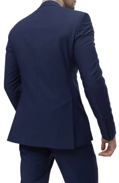 Ron Tomson Super 120s Wool Double Breasted Tuxedo Jacket