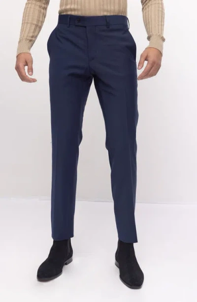 Ron Tomson Super 120s Wool Double Breasted Tuxedo Jacket