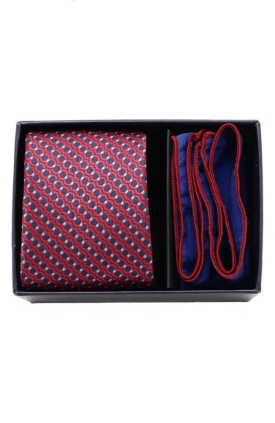 Ben Sherman Geometric Tie & Pocket Square Box Set