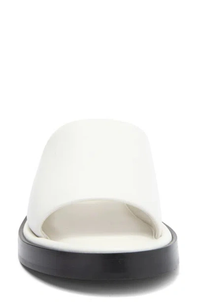 Ferragamo Leather Slide Sandal